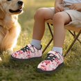 thumbnail image 2 of CHAQLIN Cartoon Cow Strawberry Running Shoes Non Slip Kids Slip on Walking Casual Sneakers Lightweight Lace Up Sports Athletic Hiking Shoes for Girls Cute Outfit, 2 of 7