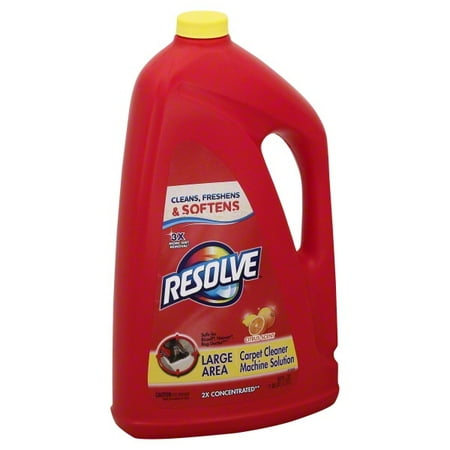 Resolve Steam Carpet Cleaner Solution Shampoo, 60oz, Crisp Linen, 2X Concentrate, Safe for Bissell, Hoover & Rug Doctor Cris Linen