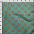 thumbnail image 3 of oneOone Cotton Cambric Fabric Fish Block Print Sewing Fabric BTY 56 Inch Wide, 3 of 4