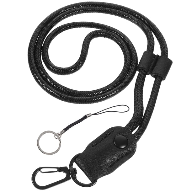GOOHOCHY Llavero Cordón Insignia Cordón para el cuello Cuerda colgante multifunción Cordón para el cuello para hombres