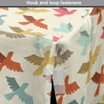 thumbnail image 4 of Bird Dog Crate Cover, Colorful Interpretation of Flying Creatures Pattern Symbolizing Freedom, Easy to Use Pet Kennel Cover Small Dogs Puppies Kittens, 7 Sizes, Eggshell and Multicolor, by Ambesonne, 4 of 6