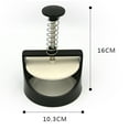 thumbnail image 3 of Burger Press Hamburger Press Patty Maker Mold Perfectly Kitchen Mold, 3 of 5