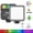 Black, variant on Ulanzi VL49 Full Color RGB LED Video Light, Magnetic Mini Fill Light, 2500K-9000K, 800 LUX, 3 Cold Shoe Mounts, 2000mAh USB-C Rechargeable Camera Light