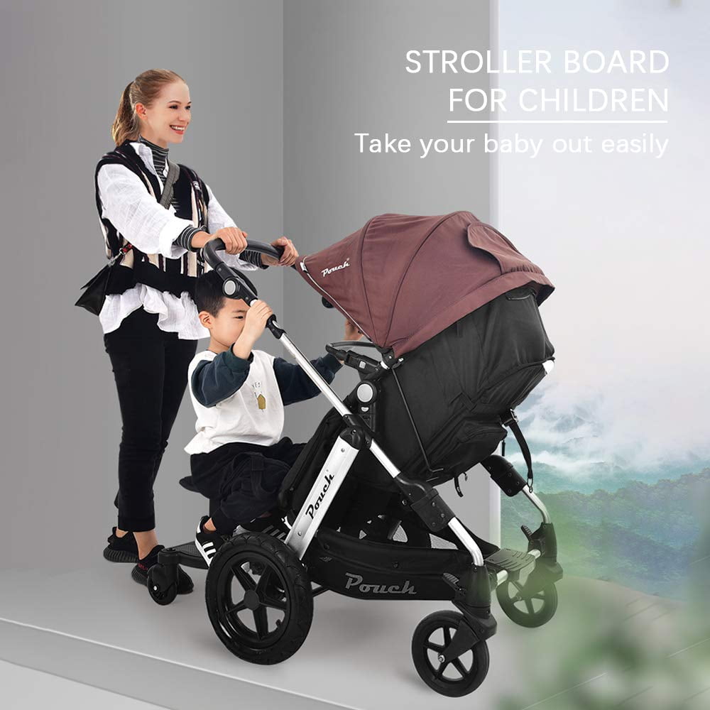 Holds Children Up to 55lbs 2in1 Glider Board to Sit and Stand HamRoRung Universal Rider Board with Detachable Seat 