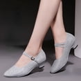 thumbnail image 4 of Nueva marca de zapatos de baile modernos para mujer, Salsa, Tango, 3,5/5,5 cm, suela suave, zapatos de baile de salón, 4 of 5
