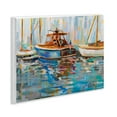 thumbnail image 4 of Stupell Industries Old Fashioned Boat Harbor Nautical & Beach Painting Unframed Art Print Wall Art, 14 x 11, 4 of 8