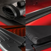 Auto Drive Soft Roll up Truck Bed Tonneau Cover Fits 09-18 Dodge Ram 1500 6.5Ft Bed