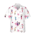 thumbnail image 3 of Camisetas con estampado 3D de la bandera del arcoíris LGBT para hombres y mujeres, camisetas de manga corta con solapa y personalidad a la moda, camisetas con botones para hombres, 3 of 5