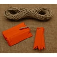 thumbnail image 2 of 100 Pcs Rectangular Shape Cardstock Bonbonniere Wedding Favor Tags Blank Hang Tag with Free Natural Jute Twine - Colours Available, 2 of 7