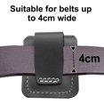thumbnail image 4 of Handmade Fliptop Leather Lighter Pouch Holder Case with Pocket Belt Loop, 4 of 7