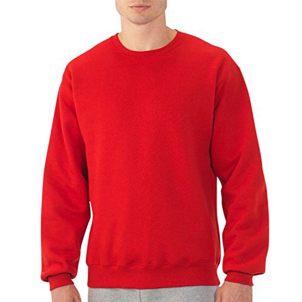 Men's Fleece Crew Sweatshirt - image 2 of 2