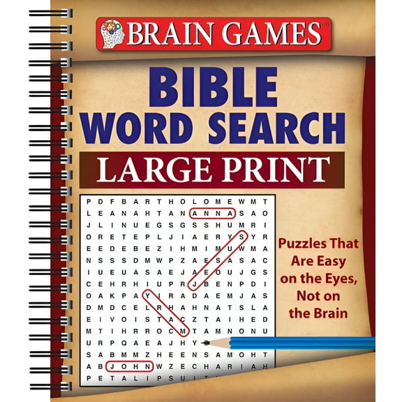 Brain Games - Bible: Bible Word Search, (Hardcover)