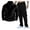 Black, variant on Dovford Men's Tracksuit 2 Piece Quarter Zip Sweatsuit Sets Casual Athletic Running Jogging Suits Spring 2025