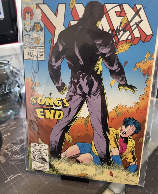 X-Men #297 Signed Scott Lobdell and Brandon Peterson