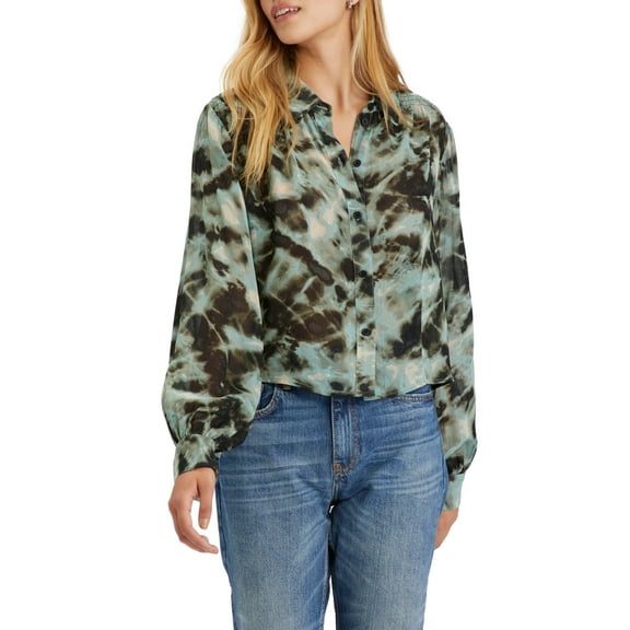 Sanctuary New Day Printed Shirt In Filtered