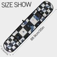 thumbnail image 3 of Yayeee Double Oven Mitt Kitchen Heat Resistant Baking 35" x7" Quilted Glove, Blue Cat Stars, 3 of 6