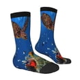 thumbnail image 3 of Junzan Colorful Coral Reef Mens Funny Socks For Men Women Colorful Fun Novelty Crew Patterned Socks, 3 of 9