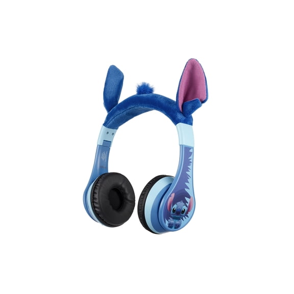 eKids Disney Stitch Bluetooth Headphones with Bonus In-Line 3.5mm Cord
