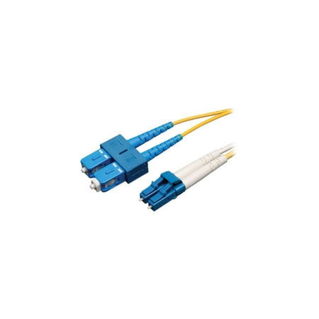 UPC: 0037332100535 | Tripp Lite Duplex Singlemode 8.3/125 Fiber Patch Cable (LC/SC) 1M (3-ft.)(N366-01M)