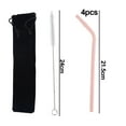 thumbnail image 2 of Softy Straws Reusable Silicone Drinking Straws, Flexible, Bendy, for Kids / Toddlers, 2 of 6