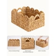 thumbnail image 3 of Cesta de mimbre StorageWorks con borde festoneado, juego de 2, 3 of 7