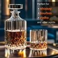 thumbnail image 4 of TINANA Whiskey Decanter Set with Glasses and Whiskey Stones, Whiskey Decanter Sets for Men, Valentine's Day Gift, Anniversary Birthday Gifts for Father Mother Husband, 4 of 5