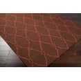 thumbnail image 2 of Mark&Day Wool Rugs, 5x8 Hendon Modern Brown/Rust Area Rug, Brown Red Carpet for Living Room, Bedroom or Kitchen (5' x 8'), 2 of 2