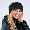 thumbnail image 2 of Women's Knit Winter Lined Headbands - Knitted Ear Warmer, 2 of 2