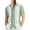 Green, variant on kamemir Men's Vintage Bowling Shirt Short Sleeve Button Down Summer Cuba Beach Shirts(White,S)