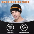 thumbnail image 5 of ZOWYA Knit Rib Cuff Beanie for Men and Women – Knit Hat Skull Ski Cap with Solid Color/Stripe, 5 of 5
