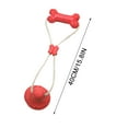 thumbnail image 2 of Nebwoak Dog Chew Toys for Aggressive Chewers - Food-Grade TPR, Suction Cup Bouncy Teething Toy for Puppies & Adults, 2 of 5