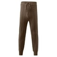 thumbnail image 6 of TAIAOJING Mens Wide Leg Cargo Pants Casual Pants Solid Color Trend Youth Knitted Slim Fit Pants, 6 of 8