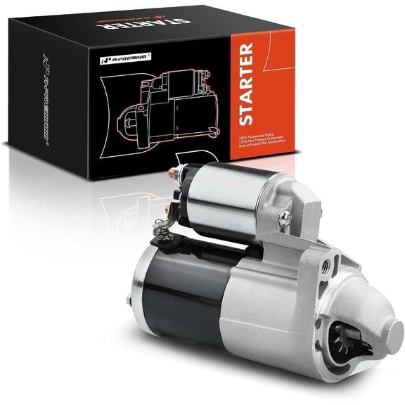 A-Premium Starter Motor Compatible with Jeep TJ, Wrangler, 2003 2004 2005 2006, 2.4L 4.0L, Automatic transmission, 12V 1.4KW 11 Teeth Clockwise, Replace# 56041914AC, M000T20272, M000T20272ZC
