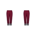thumbnail image 3 of Qarigey Leggings de cintura alta Pantalones de yoga de entrenamiento elástico Deportes Pantalones de chándal de secado rápido de tres Type2 NO2, 3 of 6