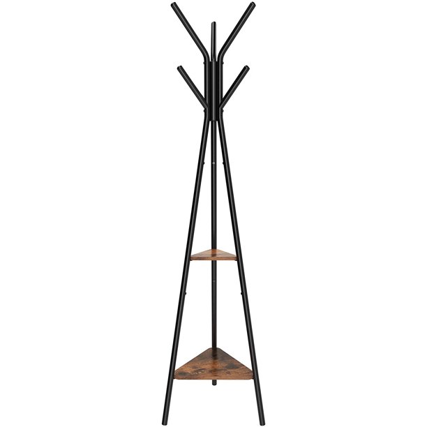 Coat Rack Stand, Coat Tree, Hall Tree Free Standing, Industrial Style