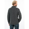 thumbnail image 5 of Men's Merino Wool Zip Neck Fisherman Sweater, 5 of 6