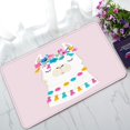thumbnail image 1 of EREHome Llama cute n elements Doormat Bath Mat Rug Entrance Rug Floor Mats 30x18 Inch, 1 of 1