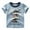 Boyshirts07-Blue, variant on Newborn Boy Clothes Dinosaur Glow In The Dark Short Sleeve T Shirt For Boys Luminous Soft Cotton Cloyhes Dark Blue 6 Years