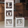 thumbnail image 4 of MasteelfCA 1 Set/4pcs Transparent Balloon Box Party Decorative Balloons Case Stylish Balloons Accessories for Wedding, 4 of 7