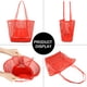 thumbnail image 5 of VOROLO Bolso de playa de malla,Bolso Hobo Fairycore para mujer,Bolso de hombro,Bolsos de ganchillo casuales de verano suaves, 5 of 5