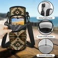 thumbnail image 6 of FOR U DESIGNS Aztec Ethnic Gemoetric Water Bottle Pouch for Women Men High School Water Bottle Bag for Teen 12-14 Boys Girls Water Bottle Carrier 8th Grade/9th Grade, 6 of 7