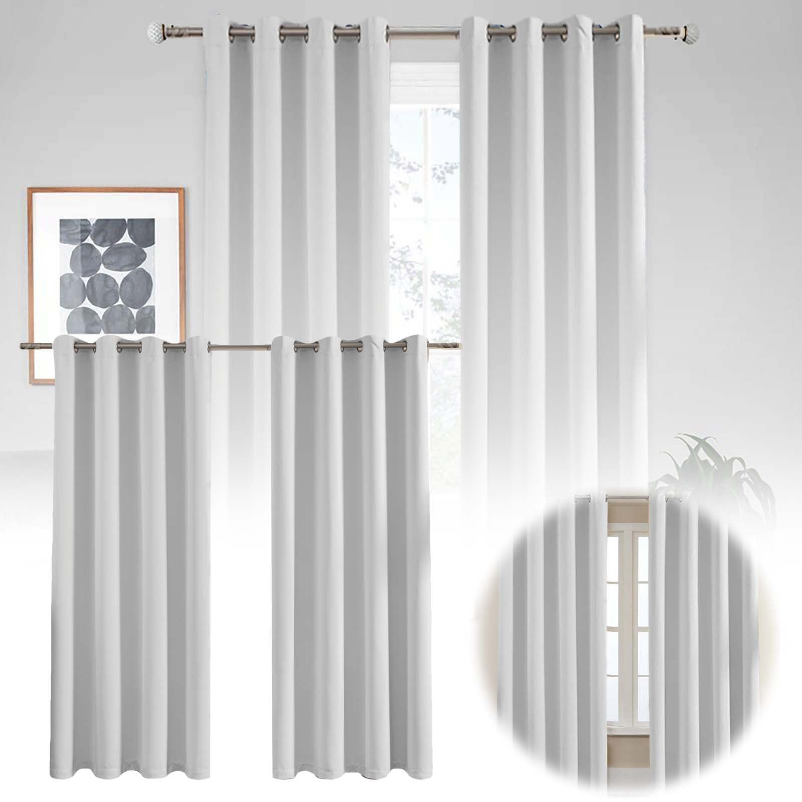 Polyester Solid Color Thickened Blackout Curtain Heat Insulating High Precision Window Drapes for Home