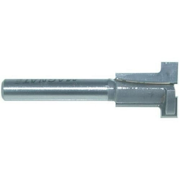 Magnate 6104 T-Slot Straight-Edge Router Bit - 1/4" Kerf, 3/4" Large Diameter, 3/8" Small Diameter, 1/4" Shank Diameter, 3/4" Cutting Length