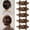 Brown, variant on 5Pcs Flower Flat Hair Clips for Women Matte Flat Hair Claw French Alligator Clips Non-Slip Cute Duck Billed Flat Claw Clips for Thick Hair for Girls, white,green,black,purple,blue