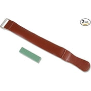 FINO EDGE - Precision Sharpening System Extra Fine Stone & Leather Strop Set Green