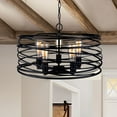 thumbnail image 4 of IPL411B05BK22 Canarm Inc Ryland - 5 Light Pendant In Industrial Style-11 Inches Tall and 22 Inches Wide, 4 of 4