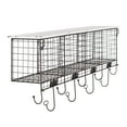 thumbnail image 5 of Linon Concord 4-Basket Wall Mounted Storage Organizer, Black, 5 of 10