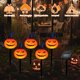thumbnail image 4 of Halloween Luces Solares Al Aire Libre Estaca Calabaza, 4 of 9