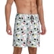 thumbnail image 2 of Fotbe Colorful Hat Snowman Pantalones Cortos de Pijama para Hombre, Ropa de Dormir, Pantalones de Pijama Cortos para Hombre-3X-Large, 2 of 6