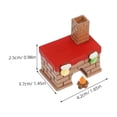 thumbnail image 2 of COMPUKAS Set of 10 Mini Resin Figurines for Christmas Party Decorations and Holiday Home Decor, 2 of 8
